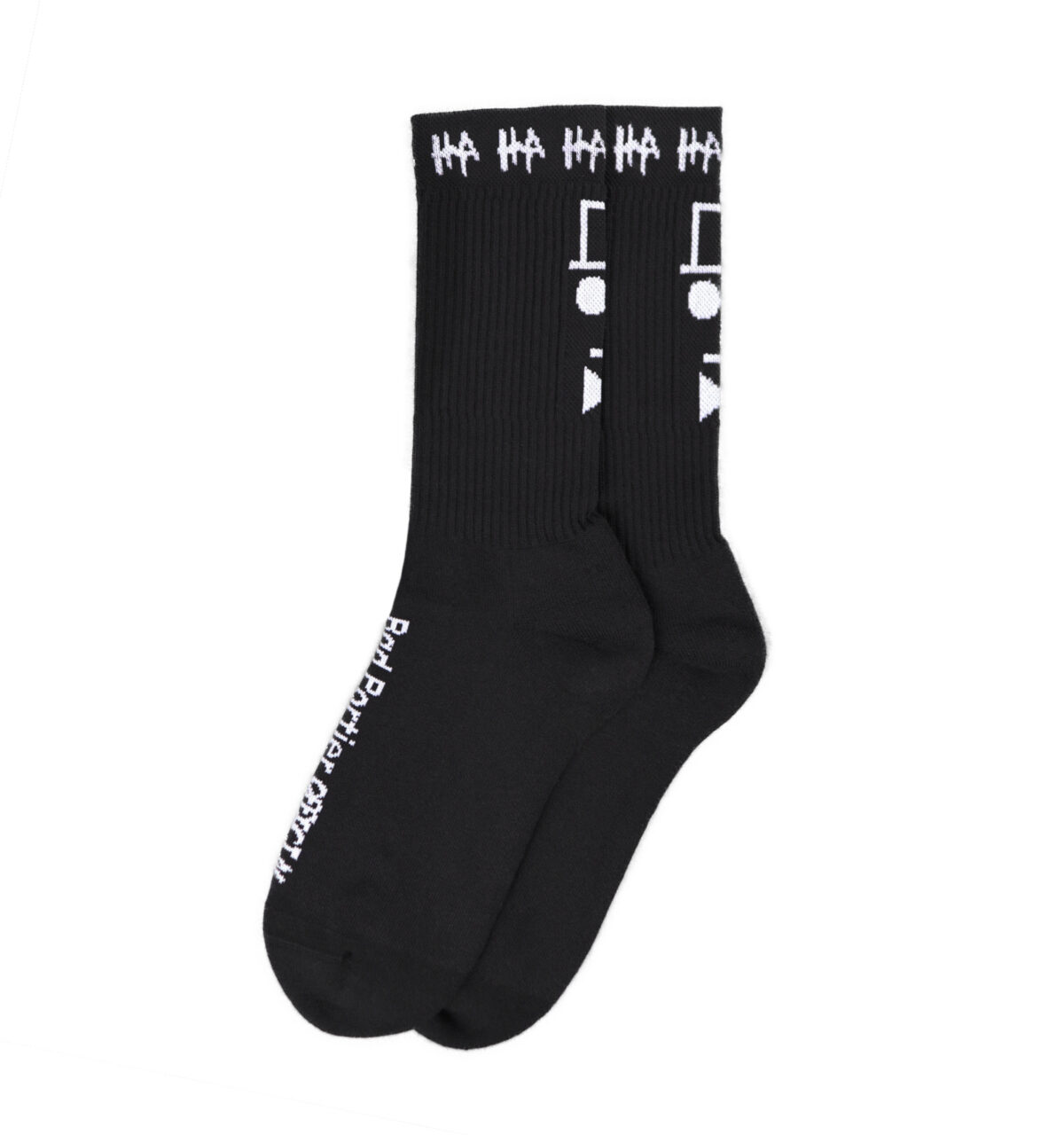 HA HA HA Sport Socks Black