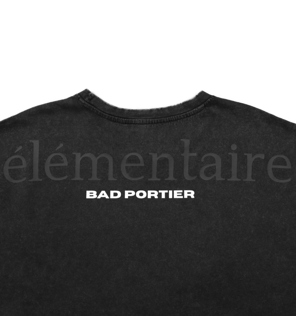 Acid Back Logo T-Shirt Black - Image 3