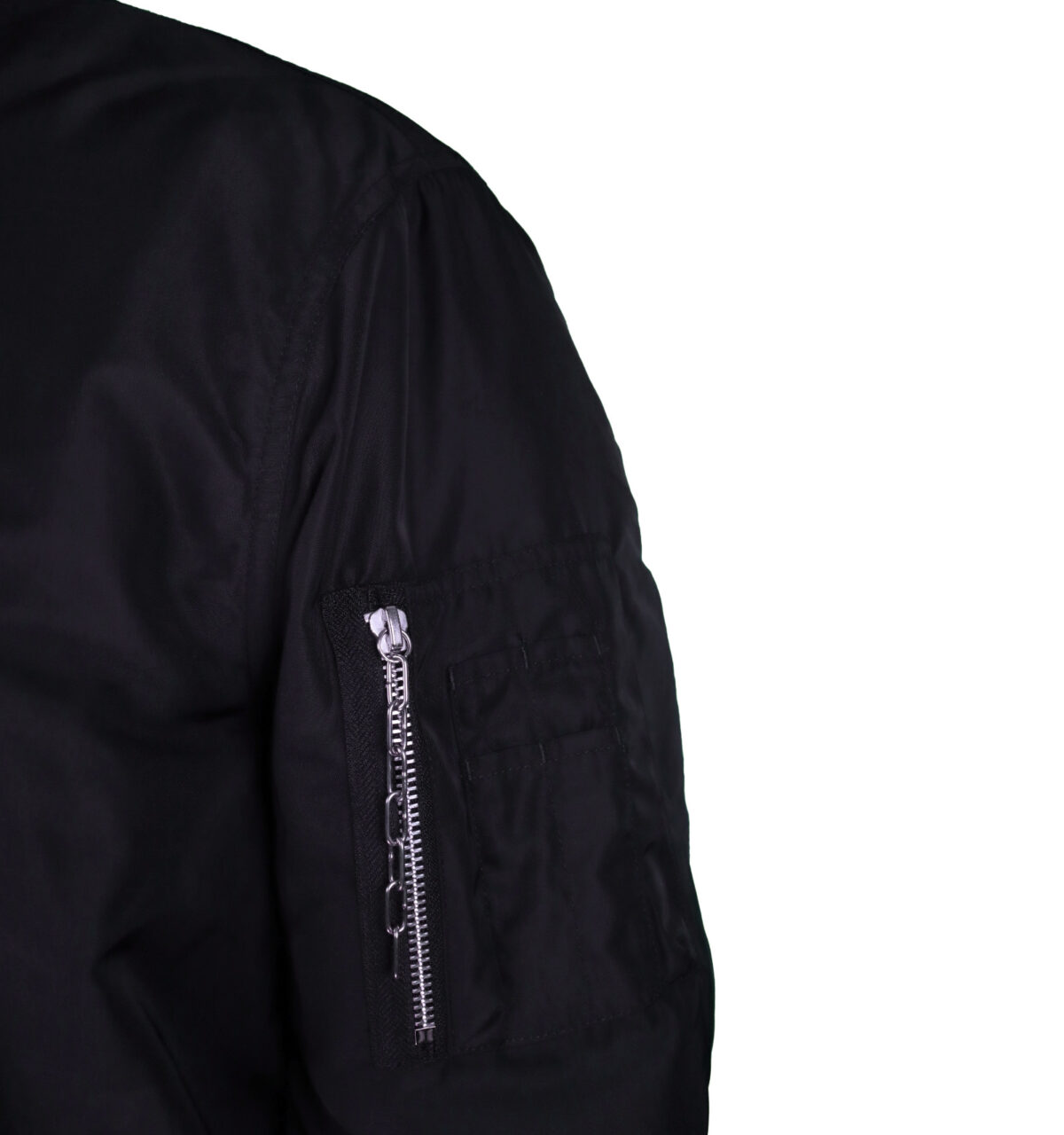 Unique Perspectives Vegan Bomber Black - Image 7