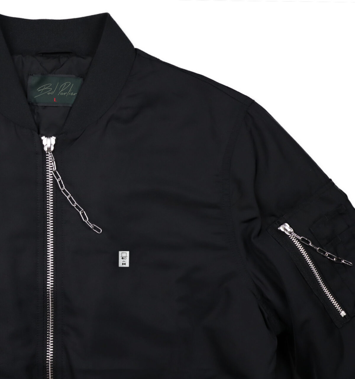 Unique Perspectives Vegan Bomber Black - Image 5