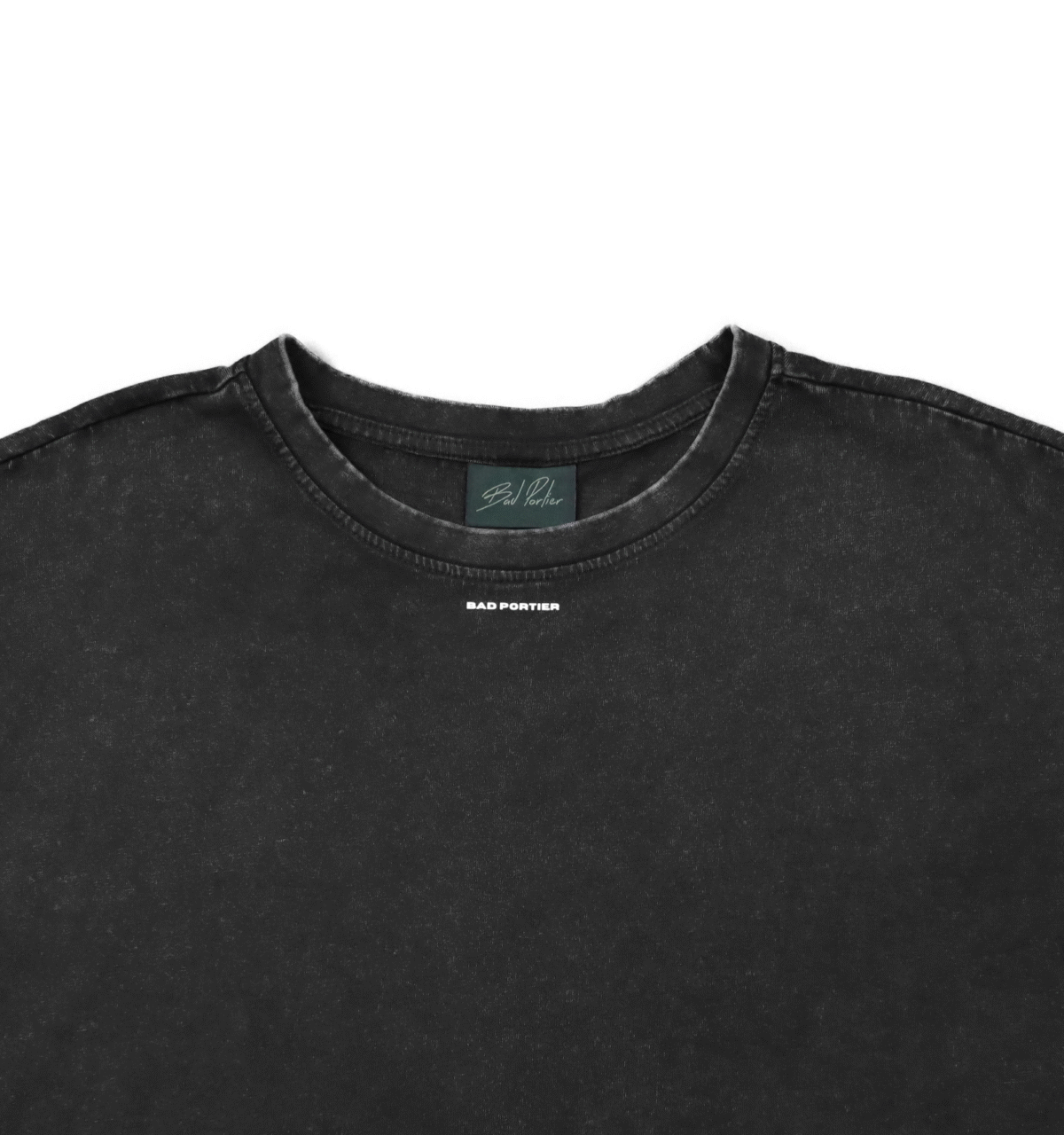 Acid Back Logo T-Shirt Black - Image 4