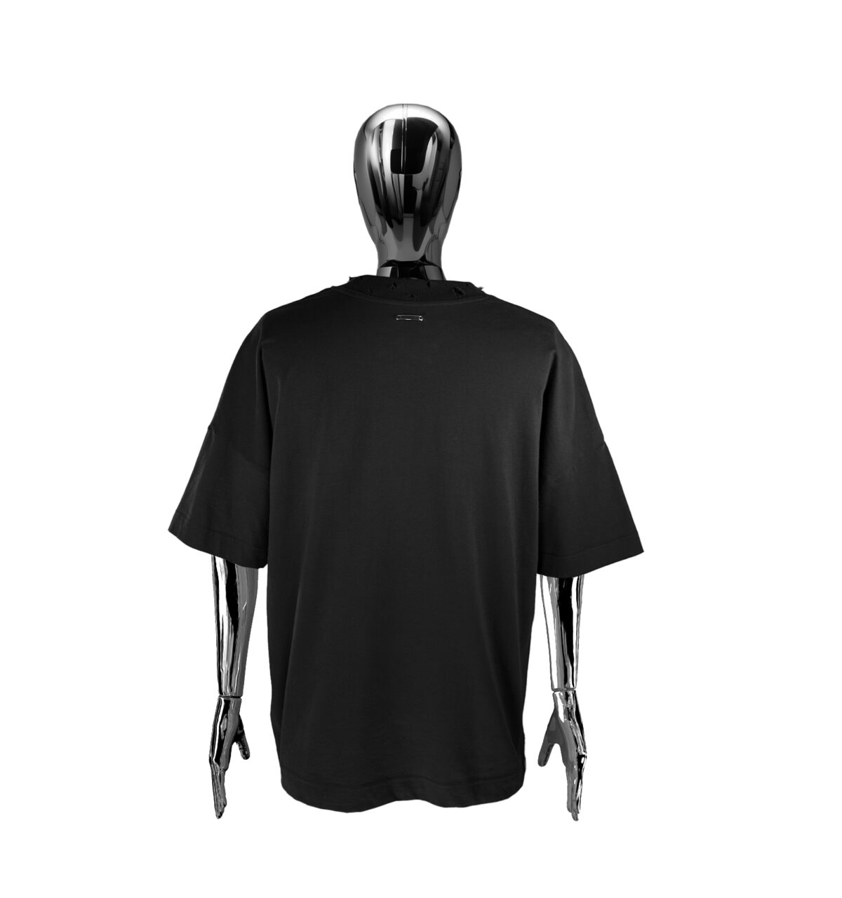 C'est La Fxxking Vie Distressed T-Shirt Black | HAND-FINISHED - Image 5